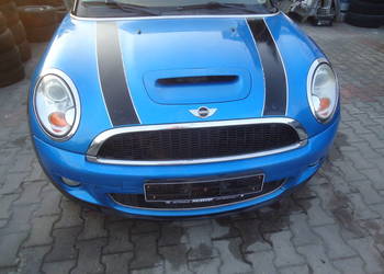 MINI COOPER S R56 2007 MASKA ZDERZAK PAS PRZEDNI LAMPA KSENON LASER BLUE