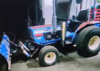 traktorek ogrodowy pług odśnieżny iseki 3210