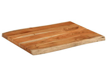 Blat stołu 90x60x38 cm drewno akacjowe naturalna krawędź WM-370645