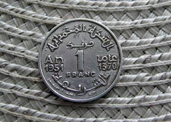 Maroko 1 Frank 1951r - Protektorat Francuski