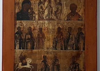 Ikona wielopolowa, Matka Boża, XIX wiek 0265