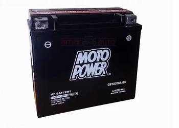 Akumulator motocyklowy 12V 18Ah 310A Motopower CBTX20HL-BS
