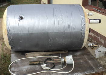 Bojler BIAWAR. 80L. poziomy+ grzałka.BDB.Bydgoszcz