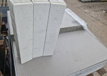 Palisada Betonowa Venetto 45x9 kolor biały Okazja Kostka Brukowa Obrzeże
