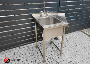 Basen gastronomiczny z ociekaczem 50x70x85 cm