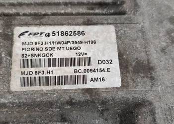 STEROWNIK SILNIKA KOMPUTER FIAT FIORINO 1.3D 51862586 MJD6F3.H1