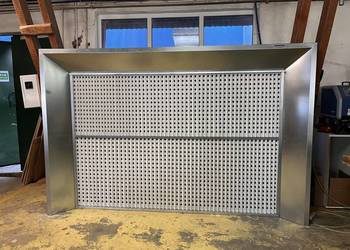 Ściana lakiernicza PRO 2500 × 1700 × 600 mm | Wentylator ATEX Promieniowy