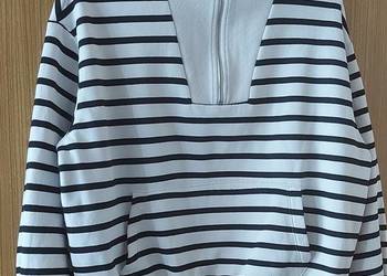 Bluza w biało czarne pasy rozmiar S
