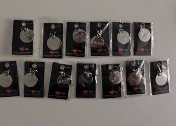 Wisiorek/Brelok koło z imieniem