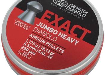 Śrut JSB Exact Jumbo Heavy 5.52mm, 250szt (546287-250)