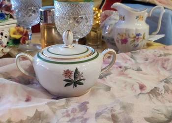 Cukiernica ecru porcelana J.W Schmidt 1930r