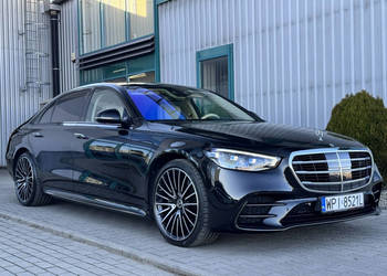 Mercedes S 450 Gwarancja do 2027. Burmester High End, Monitory, Karbon. W2…