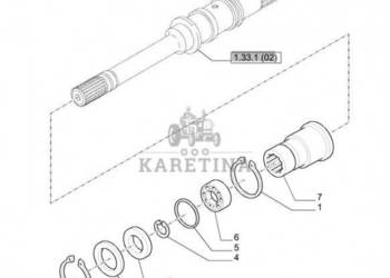 New Holland T6010 Tuleja 14t 5196514