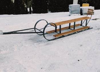 Sanie Sanki do quada na kulig zaczep na hak