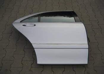 mercedes w220 220 s klasa drzwi tył prawe kod lakieru 744 srebne