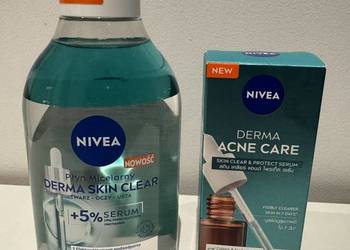 Zestaw Nivea Derma Skin Clear na niedoskonałości serum + płyn micelarny