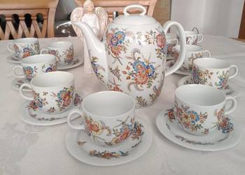 Zestaw kawowy z PRL-u z Fabryki Porcelany "Wałbrzych".