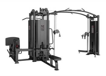 Maszyna siłowa 5 stanowiskowa z suwnicą na nogi 5 Station Gym SA023+SA024+S