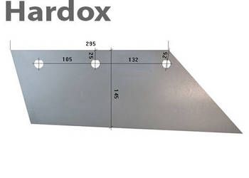 Lemiesz 300hektarów HARDOX 18118/P części do pługa RUMPTSTAD