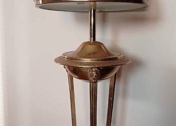 Mosiężna lampka nocna artdeko