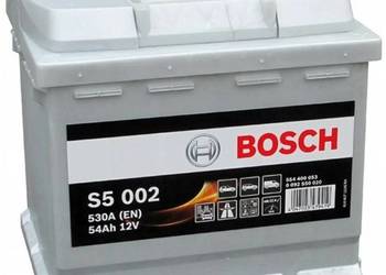 Akumulator 54Ah 530A  BOSCH SILVER S5002 PRAWY PLUS
