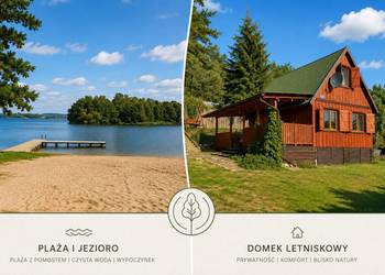 Do wynajęcia domek nad jeziorem Dadaj Mazury | Blisko plaży, cisza i spokój