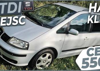 SEAT ALHAMBRA 1.9 TDI (130 KM) – 7 Osób | Hak 2t | Do jazdy!