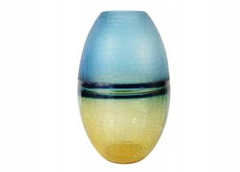 Nowoczesny szklany wazon DESIGN 38 ciekawy kształt