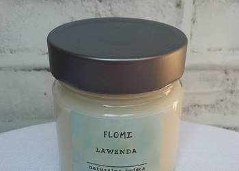 Naturalna świeca sojowa zapach lawenda