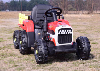 BAWIBUS.PL pojazd TRAKTOR Z PRZYCZEPĄ na akumulator elektryczny