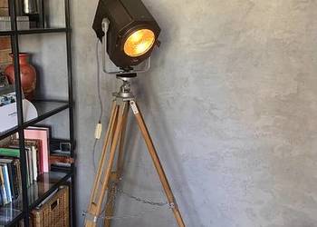 Oświetlenie teatralne PRL loft vintage