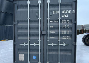 Kontener 40' HC nowy antracyt 8399 netto