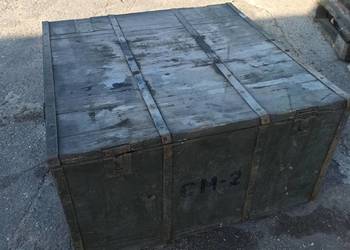 Skrzynka drewniana wojskowa 69x69x 39cm Skrzynka drewniana wojskowa 69x69x 39cm