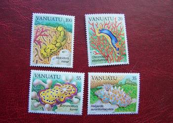 Vanuatu 1985 MNH Mi. 712/15 Fauna Życie Morskie Koralowce  a