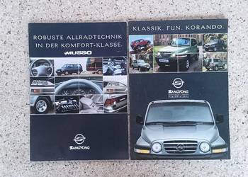 SSANG YONG Korando Musso Prospekty
