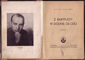 (8159) Z BARYKADY W DOLINĘ GŁODU – MICHAŁ RUSINEK