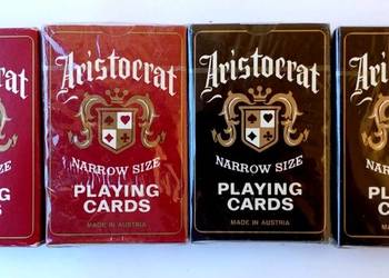 karty do gry Aristocrat nowe, tanio
