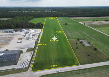 Duża działka produkcyjno-usługowa w Białej Podl.