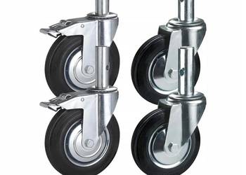 4x zestaw kołowy Ø 160 mm (2x skrętny, 2x skrętny z hamulcem),Do Rusztowań