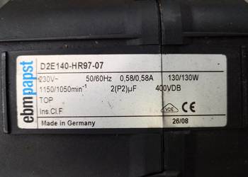 Wentylator D2E140HR9707 D2E140-HR97-07