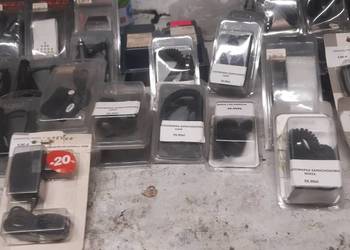Ładowarki Nokia Motorola samochodowe i do gniazdka około 30 sztuk.