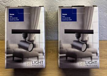 Reflektor Snow Czarny ruchomy LIGHT PRESTIGE