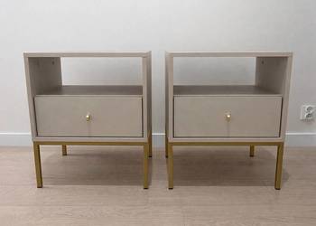 Szafki nocne MONDO - 2 sztuki. Nowe. Beż piaskowy.