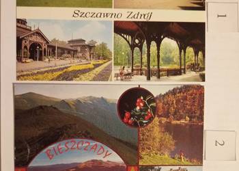 Pocztówki PRL Lata 80. Zestaw 3