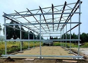 7x20 Nowa konstrukcja stalowa hali jednospadowa z dokumentacją obora hala