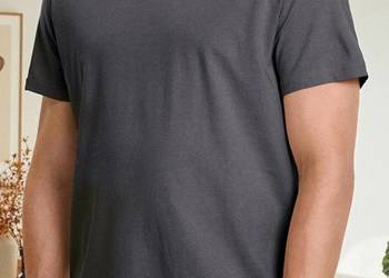 grafitowy t-shirt męski Sinsay, rozm. L