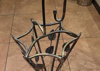 Parasolnik mosiężny, stojak na parasole