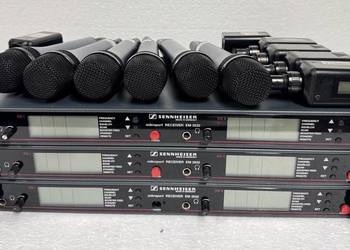 3x Sennheiser EM 3532 U Wireless Receiver 826-862 MHz +6 x plug + 6 x mic