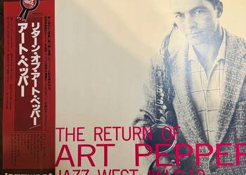 Art Pepper The Return Of Art Pepper EX+/NM Japan Obi LP 1981 Jazzwest K23P