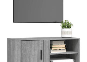 Szafki pod telewizor 2 szt. szary dąb sonoma 80x315x365 cm WM-819449
